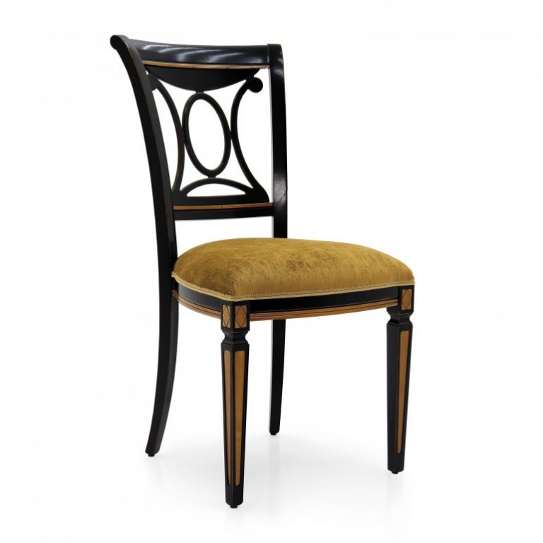 Черный классический стул Archetto SEVENSEDIE, изображение 1