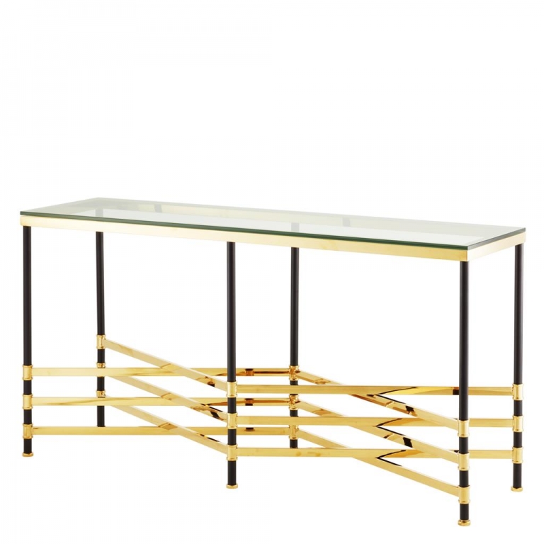 Золотой консольный стол Strato, изображение 1
