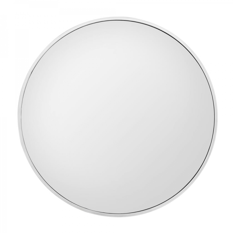 Круглое зеркало в стальной раме Heath, изображение 1