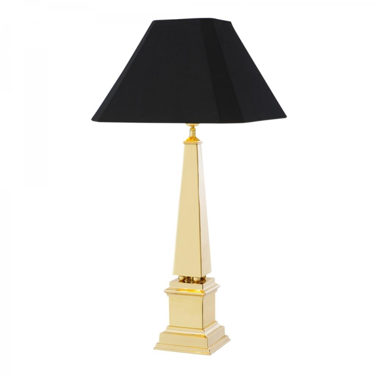 Золотая настольная лампа "San Michele", изображение 1