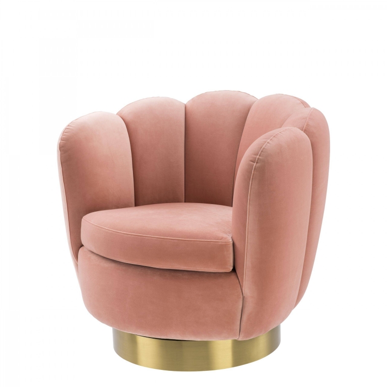 Кресло розоватого цвета Mirage Eichholtz, изображение 1
