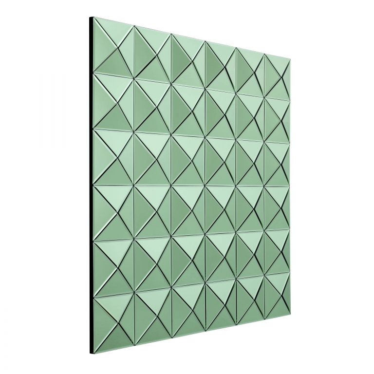 Зеленое геометрическое зеркало Savoia Eichholtz, изображение 2
