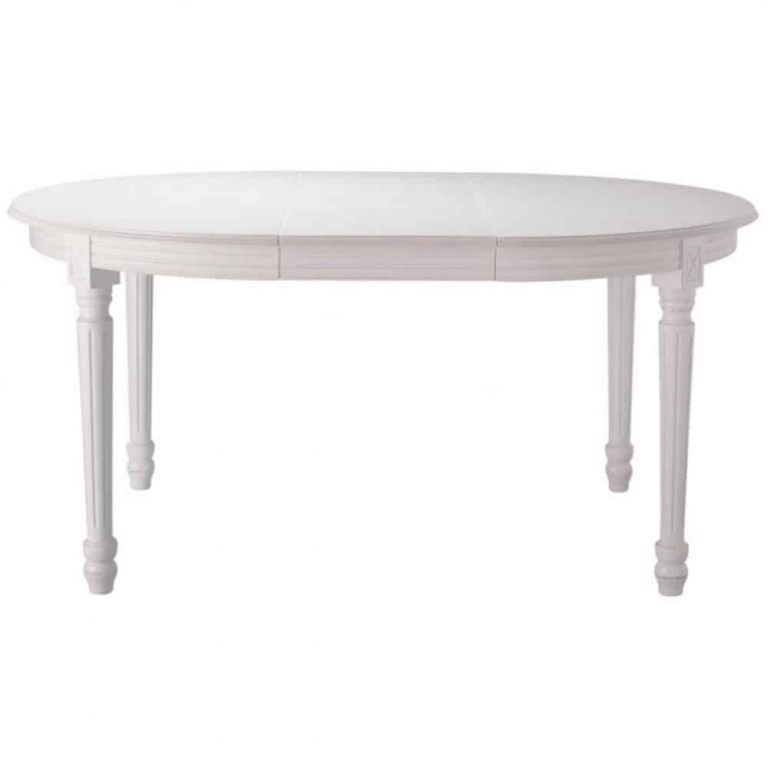 Белый обеденный раздвижной стол "Louis", изображение 2