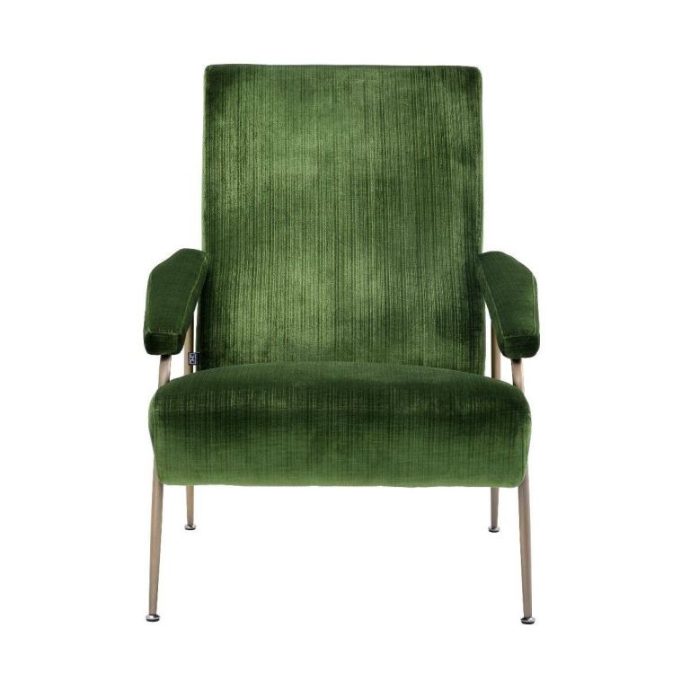 Зеленое вельветовое кресло Gio Eichholtz, изображение 3