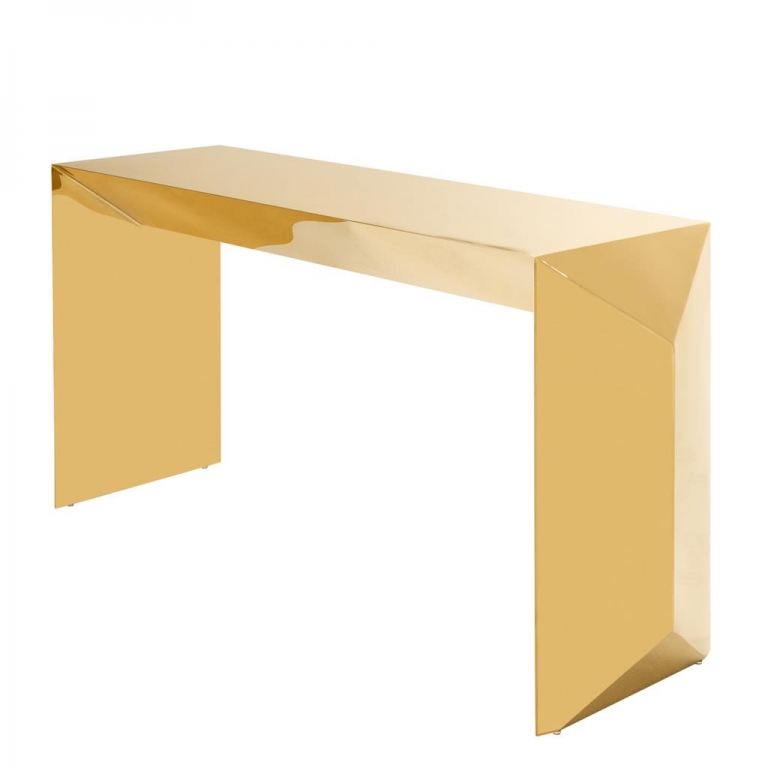Золотой консольный стол Carlow Eichholtz, изображение 1