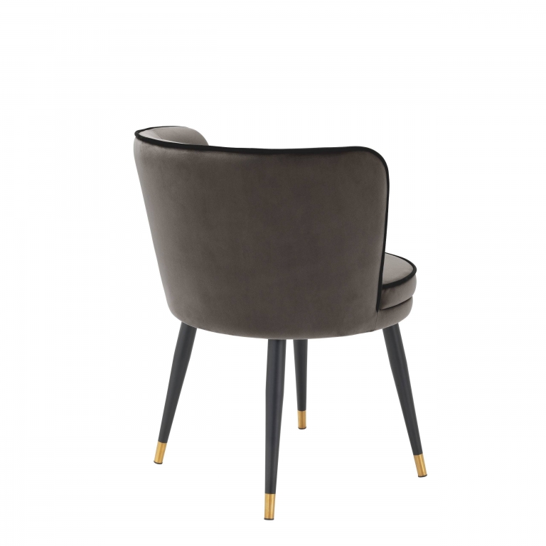 Мягкий стул серого цвета Grenada Eichholtz, изображение 4