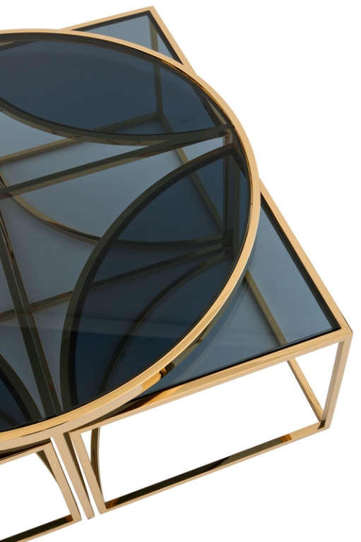 Кофейный золотой стол "Padova" Eichholtz, изображение 3