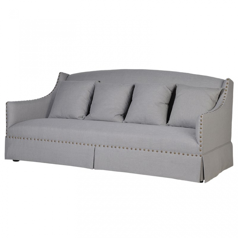 Светло-серый тканевый диван "Froste", изображение 1