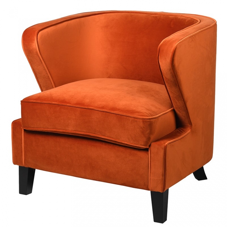 Оранжевое кресло Silva, изображение 1