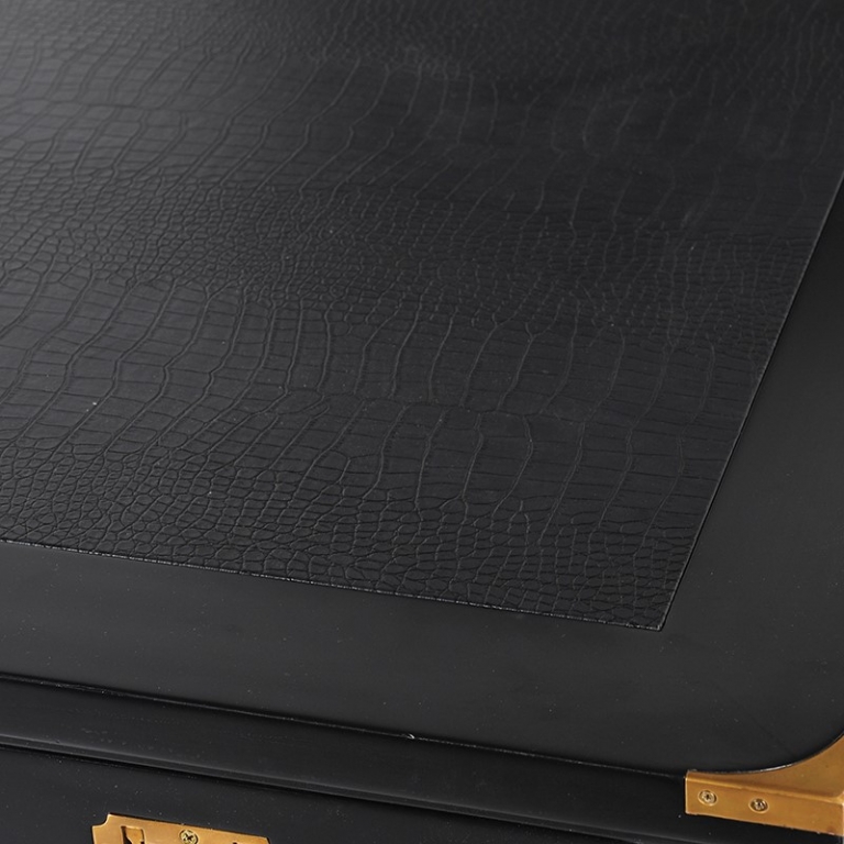 Большой черный письменный стол Luxu, изображение 3