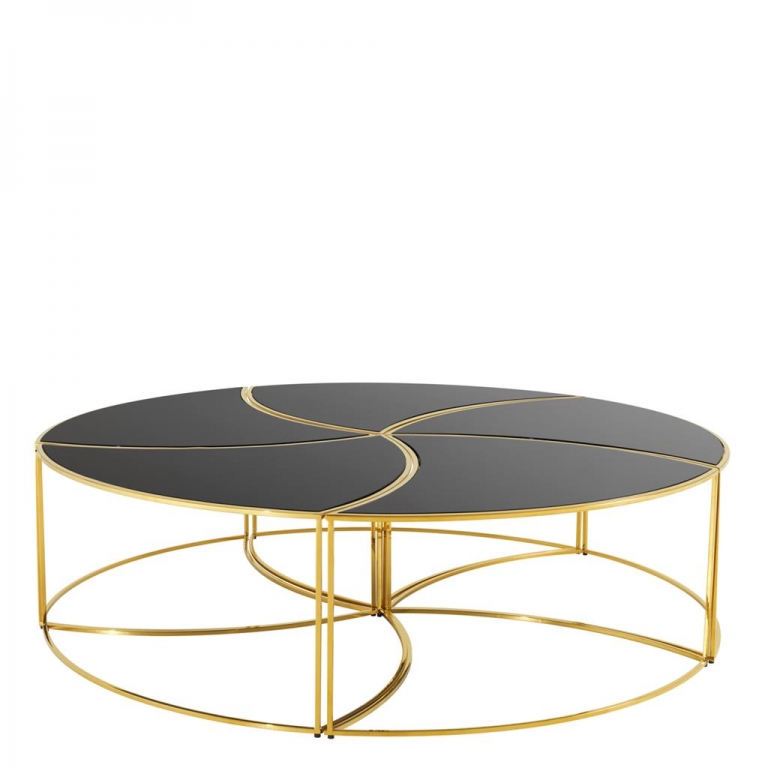 Золотой кофейный стол "Carter" Eichholtz, изображение 1