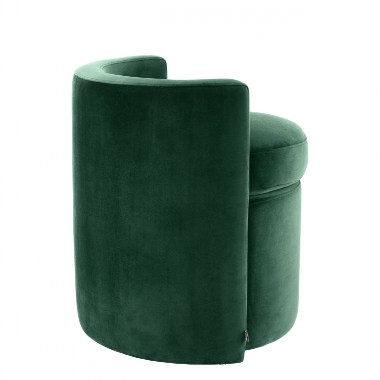 Зеленый вельветовый стул Arcadia Eichholtz, изображение 3