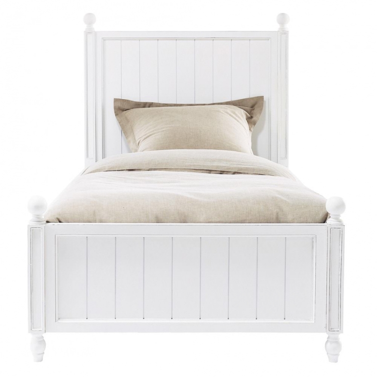 Белая кровать 90 x 190 Newport, изображение 1