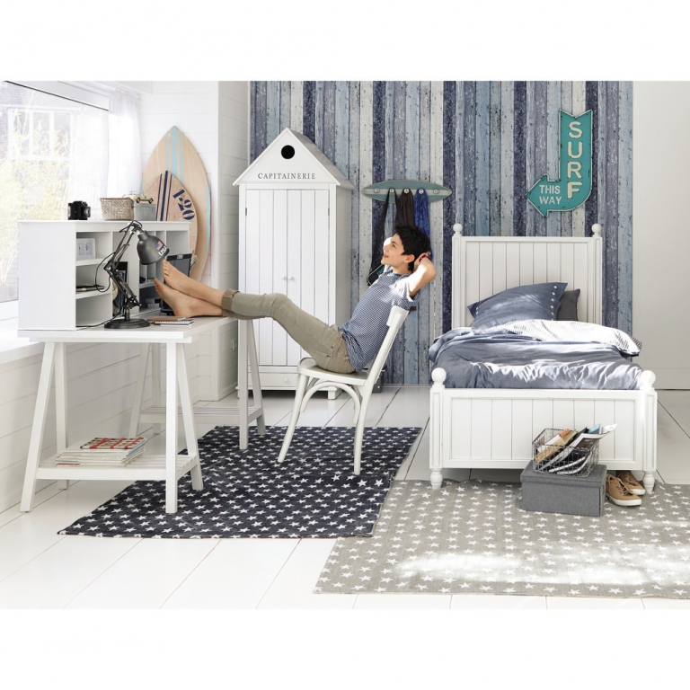 Белая кровать 90 x 190 Newport, изображение 3