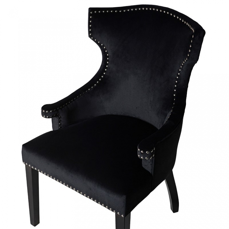 Черный стул "Ded", изображение 2