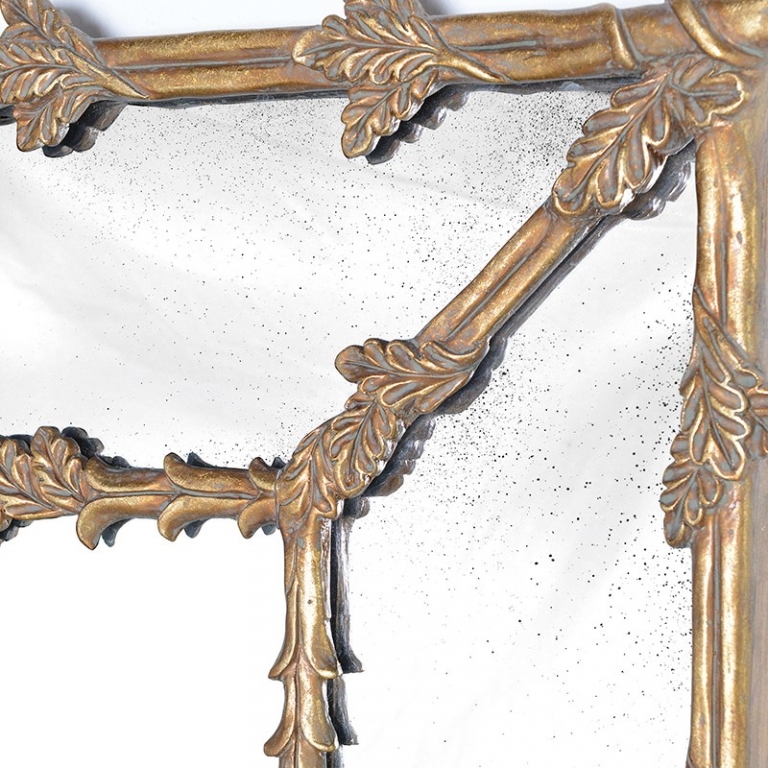 Зеркало золотые дубовые листы, изображение 2