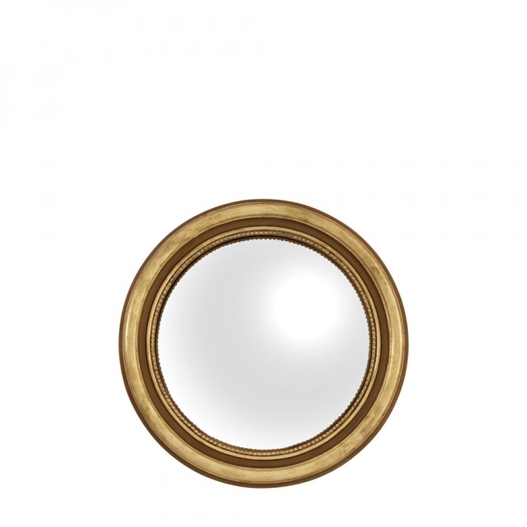 Круглое зеркало в золотой раме 65 см Verso, изображение 1