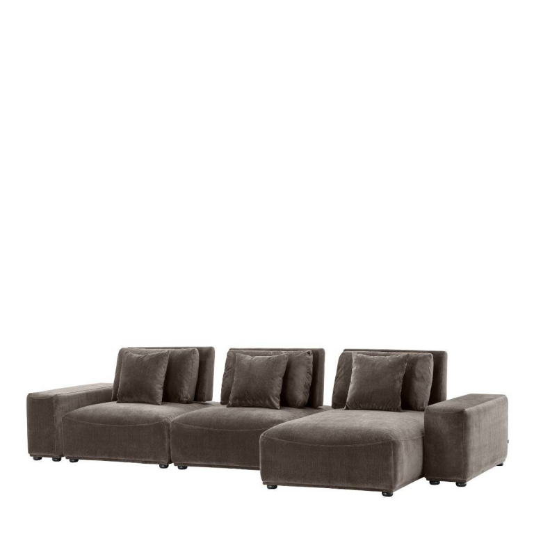 Модульный серый диван Mondial Eichholtz, изображение 4