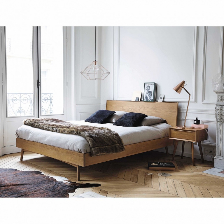 Кровать из дуба 140 x 200 Portobello, изображение 2