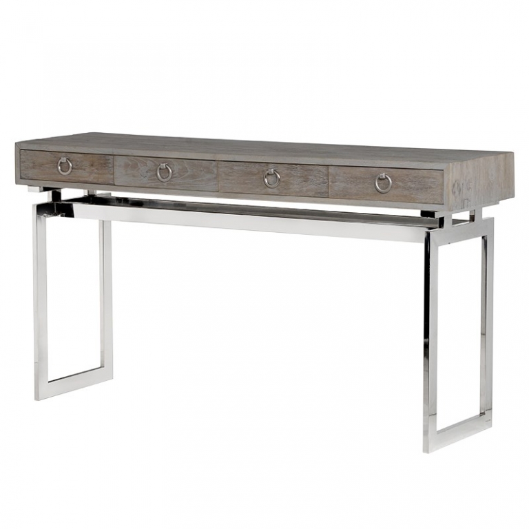 Консольный стол на металлическом каркасе, изображение 1