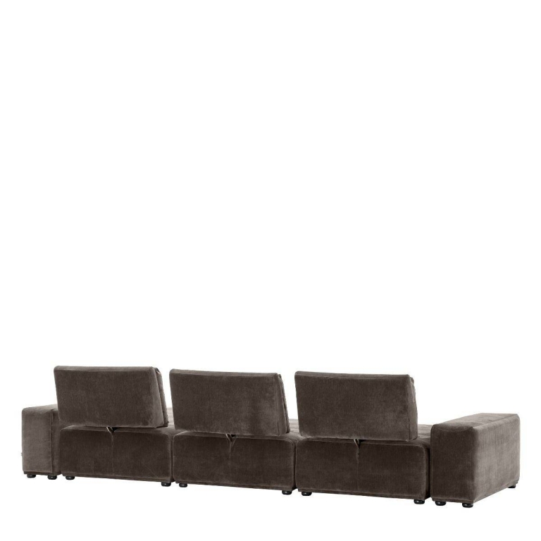 Модульный серый диван Mondial Eichholtz, изображение 3