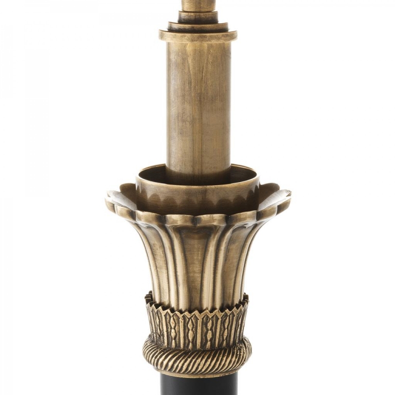 Настольная лампа с черным абажуром "Fairmont", изображение 2