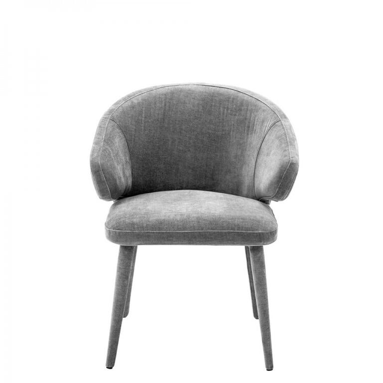 Серый обеденный стул "Cardinale", изображение 2