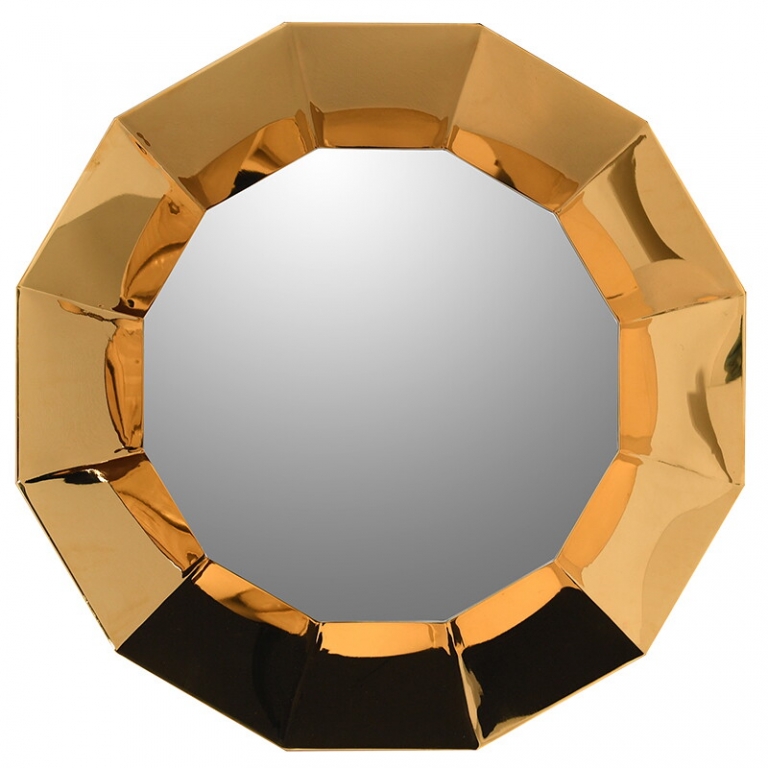 Золотое геометрическое зеркало, изображение 1