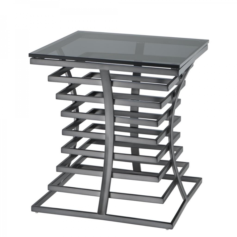 Серый приставной столик "Barolo" Eichholtz, изображение 1