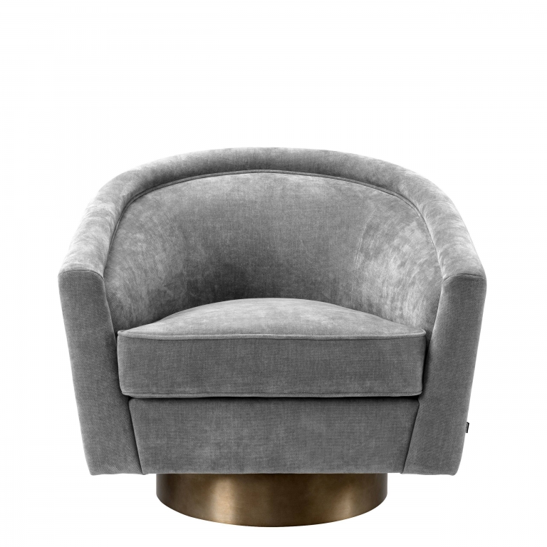 Кресло серого цвета Catene Eichholtz, изображение 2