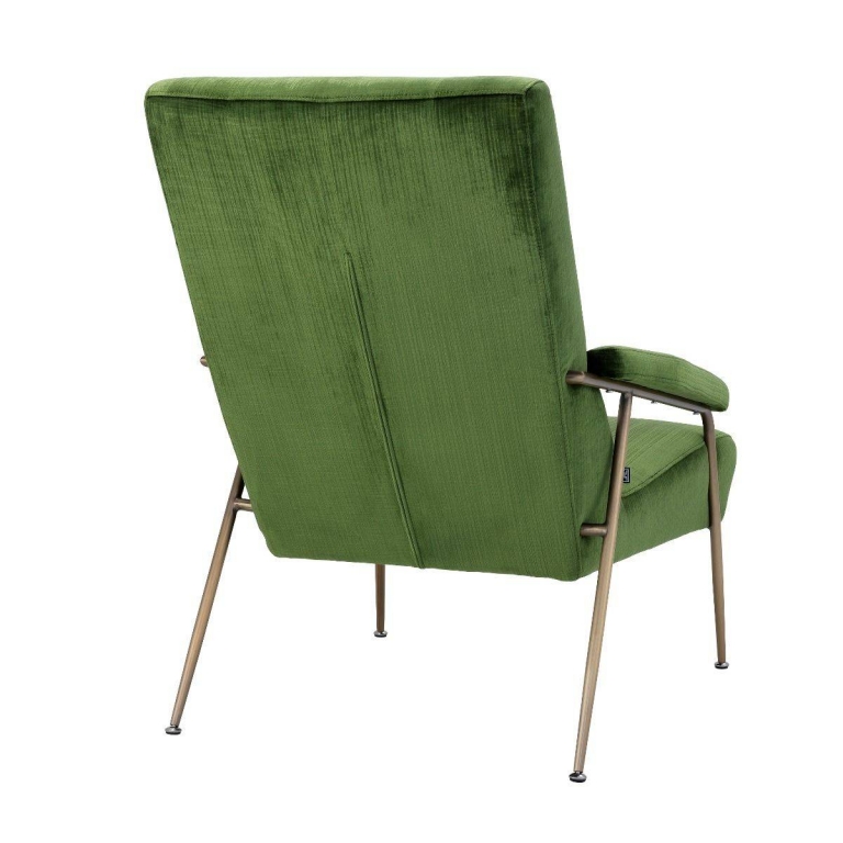 Зеленое вельветовое кресло Gio Eichholtz, изображение 2