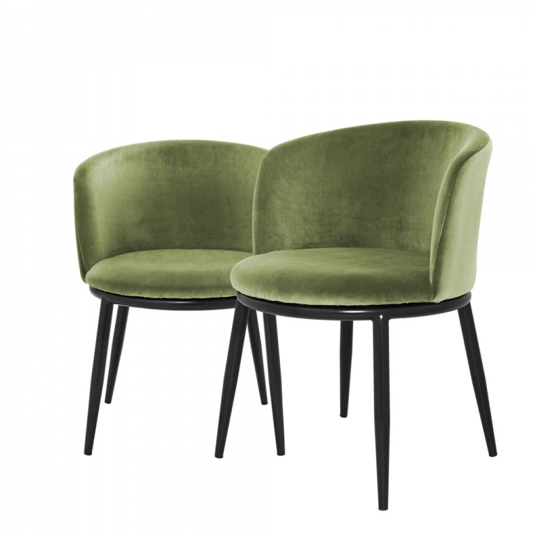 Набор из двух светло-зеленых стульев "Filmore", изображение 1