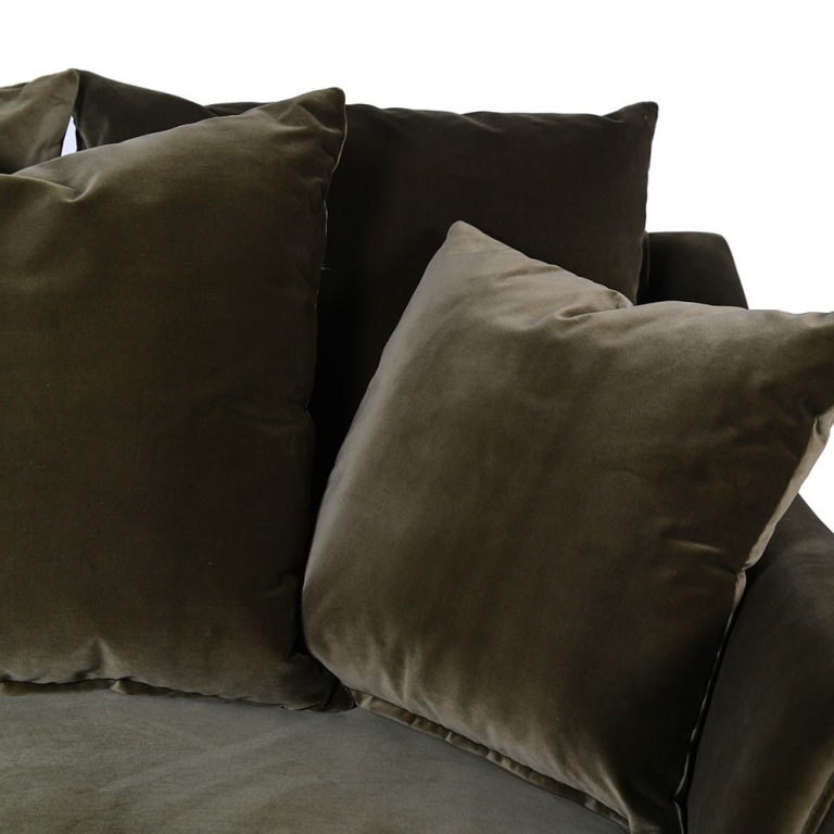 Трехместный диван оливкового цвета Ruttu, изображение 2