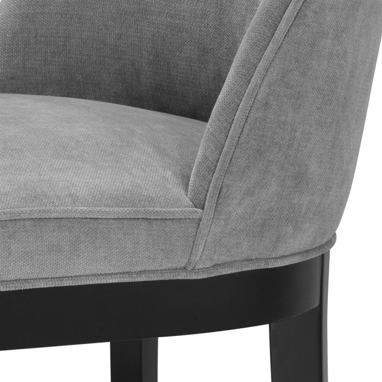 Серый обеденный стул "Fallon", изображение 3
