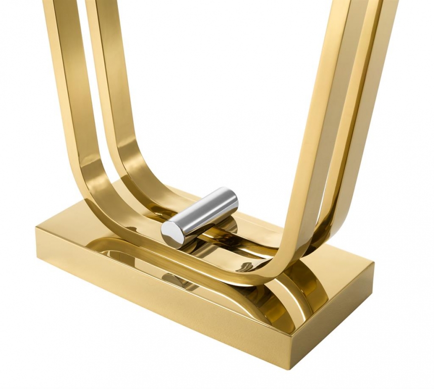 Золотой консольный стол "Julien", изображение 3