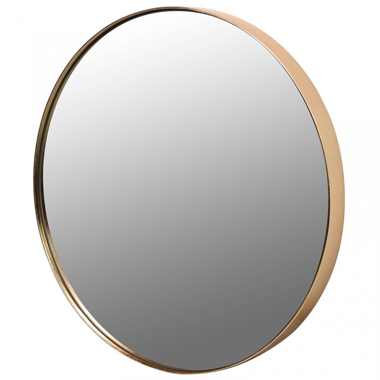 Золотое круглое зеркало, изображение 1