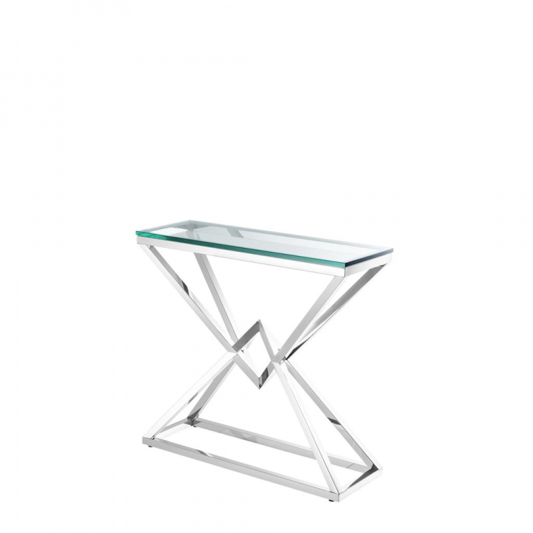 Серебристый консольный стол "Connor" Eichholtz, изображение 1