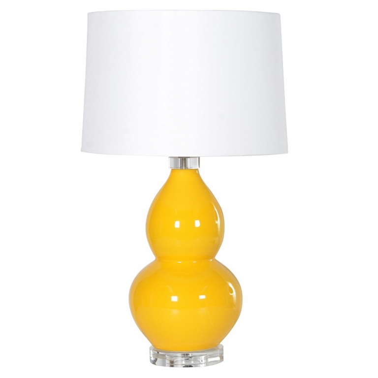 Желтая настольная лампа, изображение 1