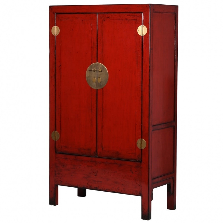 Красный шкаф в восточном стиле Etis, изображение 1