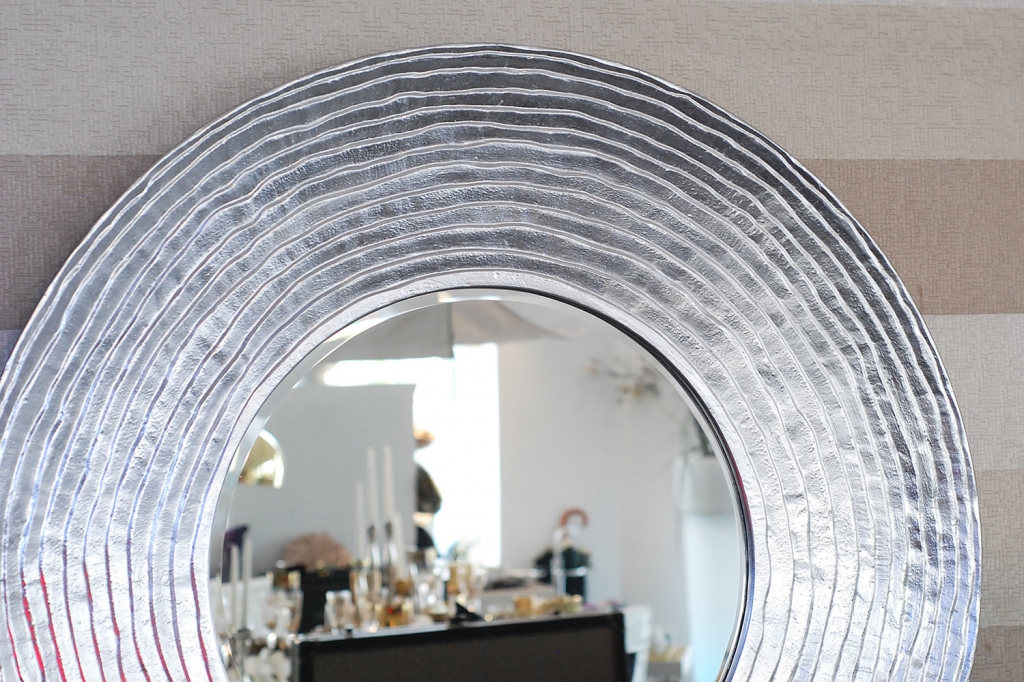 Круглое зеркало Silver, изображение 4