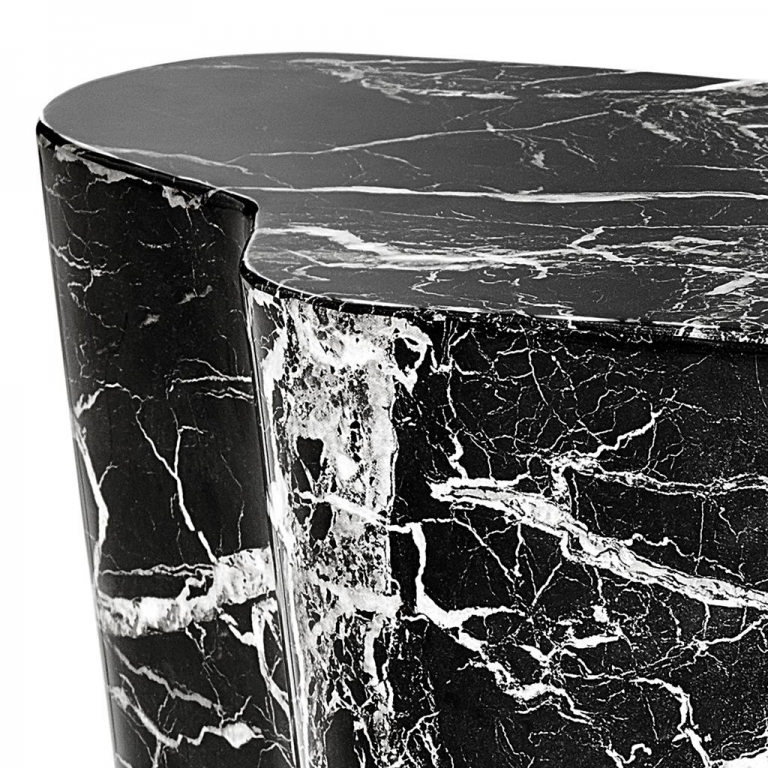 Черный мраморный приставной столик "Sceptre" Eichholtz, изображение 2