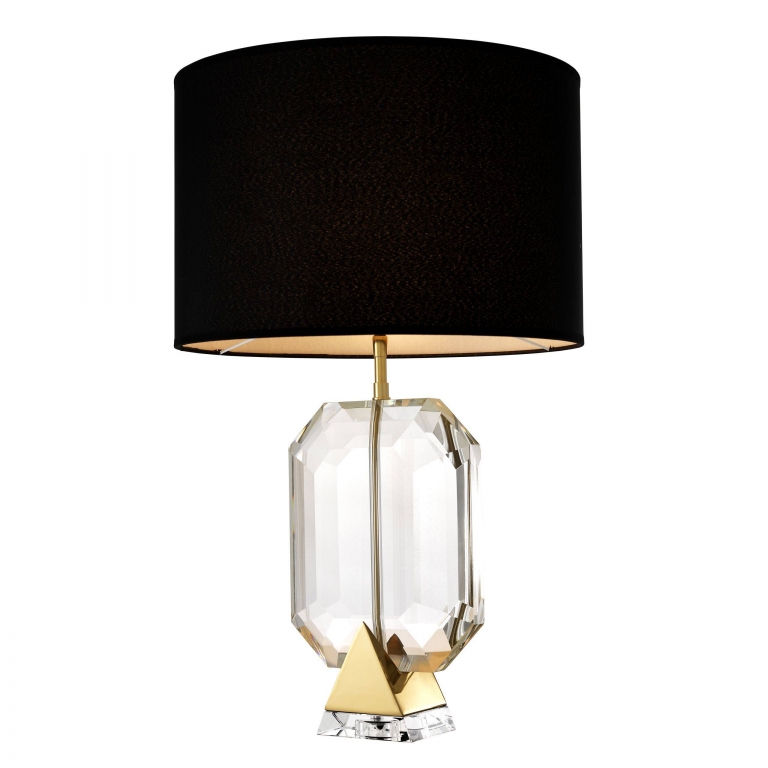 Золотая настольная лампа Emerald Eichholtz, изображение 1
