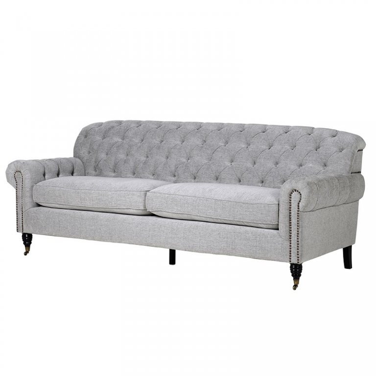 Серый тканевый диван "Carla", изображение 1