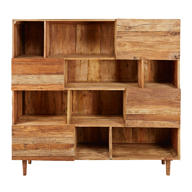 Состаренный деревянный шкаф "Tennessee", изображение 1