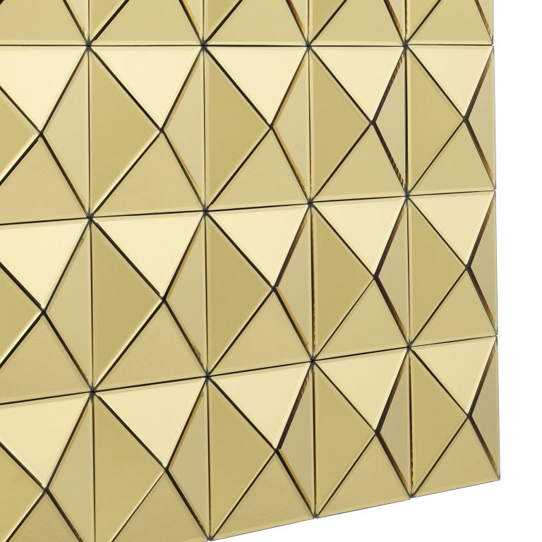 Золотое геометрическое зеркало Savoia Eichholtz, изображение 3