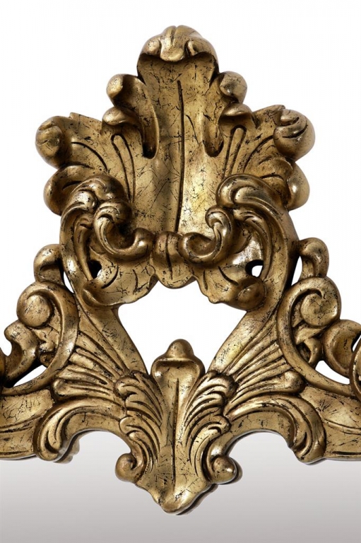 Золотое резное зеркало "Leighton", изображение 2