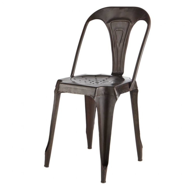 Состаренный металлический стул "Multipls", изображение 1