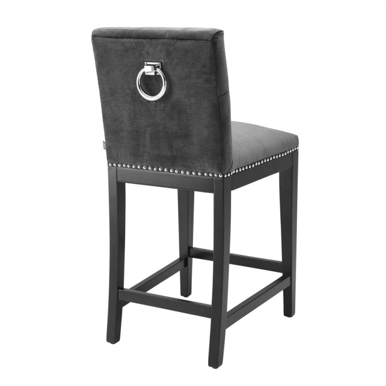 Барный стул гранитного цвета "Domino", изображение 2