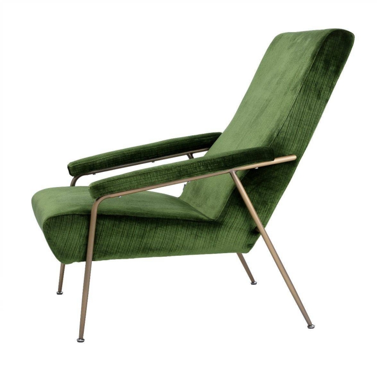 Зеленое вельветовое кресло Gio Eichholtz, изображение 4