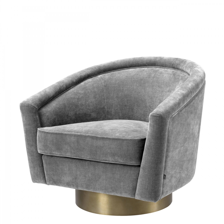Кресло серого цвета Catene Eichholtz, изображение 1